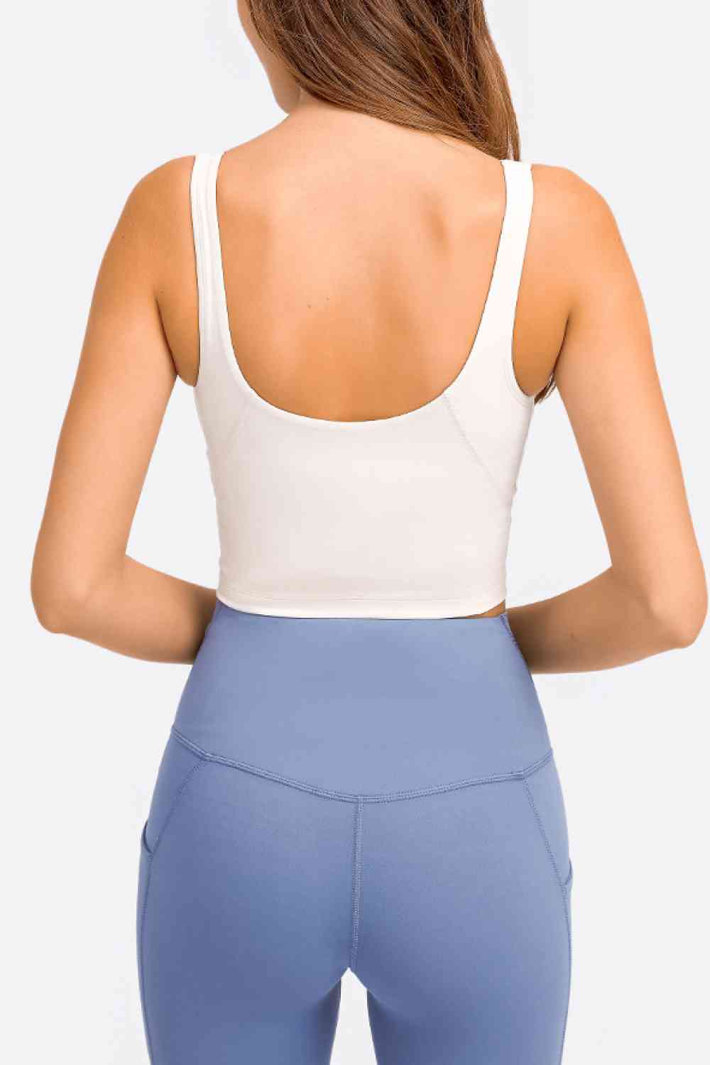 SHE REBEL - Deep V-Neck Crop Sports Bra | Available in 5 Colors